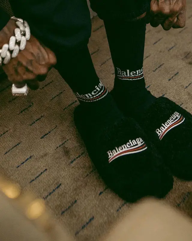 DaBaby outfit in Balenciaga, 2022