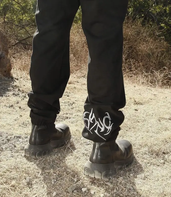 Yeat outfit in Rick Owens, Louis Vuitton, and Greedy Unit, 2022