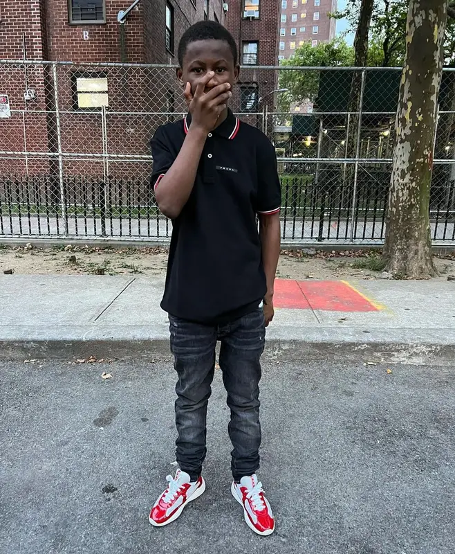 Bouba Savage outfit in Prada, 2022