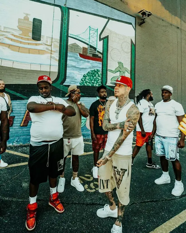Millyz outfit in Saint Michael, Nike, and New Era, 2022