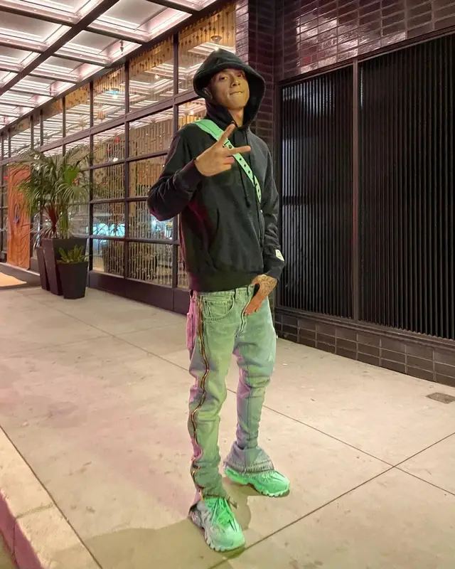 Central Cee outfit in Gallery Dept. and Balenciaga, 2022