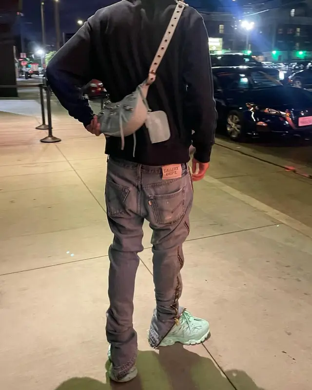 Central Cee outfit in Gallery Dept. and Balenciaga, 2022