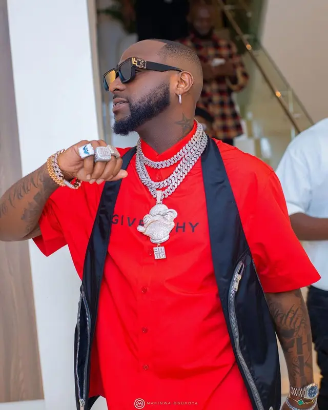 Davido outfit in Rick Owens, Givenchy, and Louis Vuitton, 2022