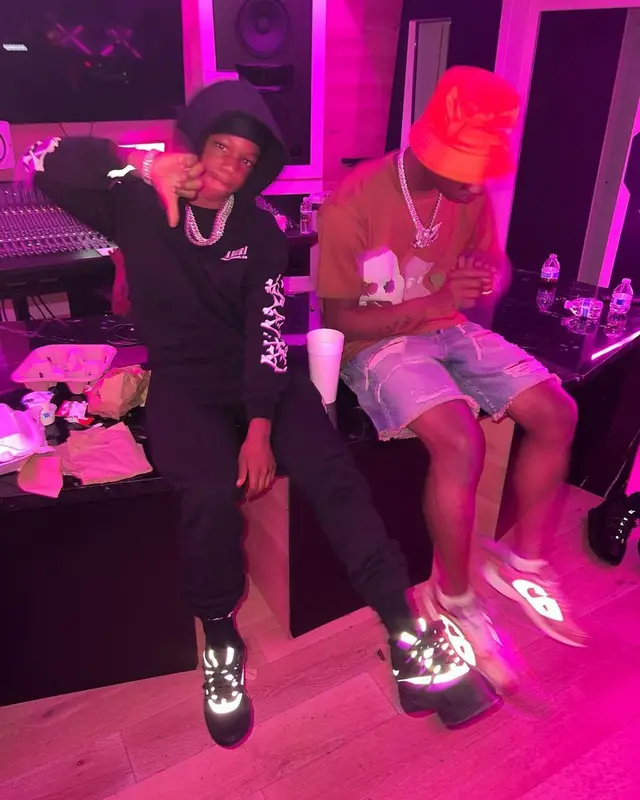 Lil Double 0 outfit in Dior, Prada, and Travis Scott Merch, 2022