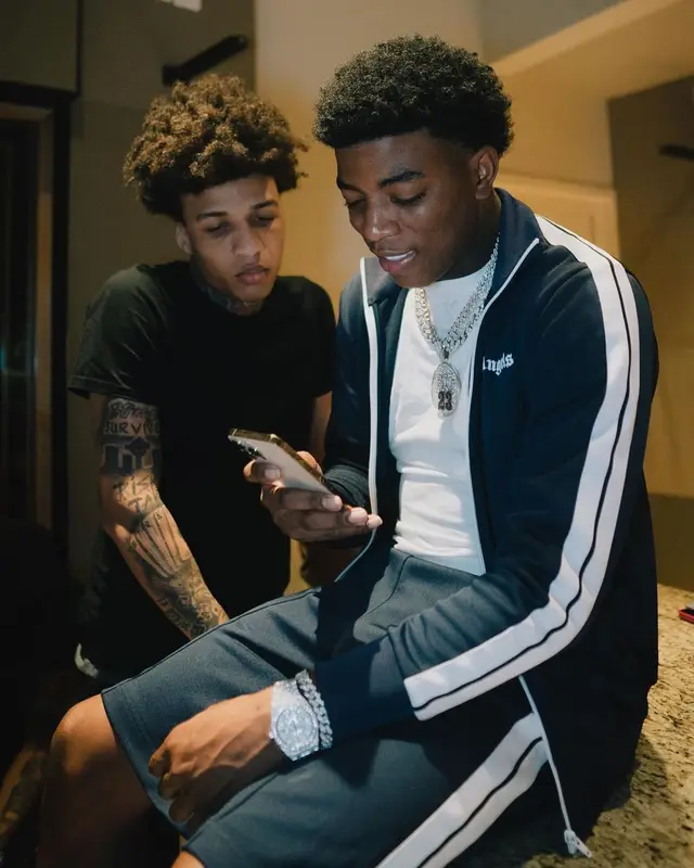 Yungeen Ace outfit in Palm Angels and Nike, 2022