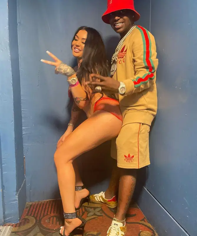 Kodak Black outfit in Gucci, Kangol, and Adidas, 2022
