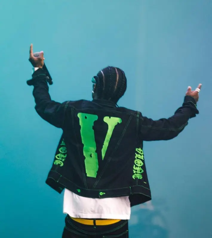 Lil Uzi Vert outfit in Vlone, Prada, and Saint Laurent, 2022