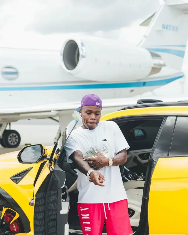 DaBaby outfit in Kith, Amiri, and Nike, 2022
