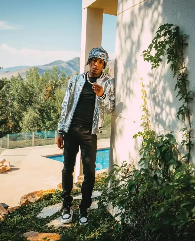 NBA YoungBoy outfit in Amiri, Alexander McQueen, and Celine, 2022