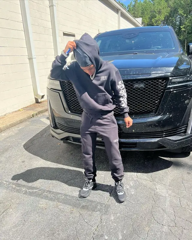 Lil 50 outfit in Amiri and Dior, 2022