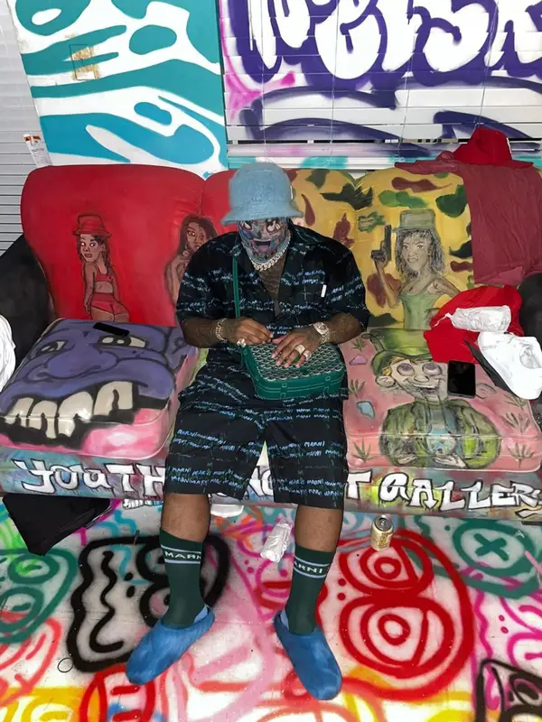 Doe Boy outfit in Goyard and Marni, 2022