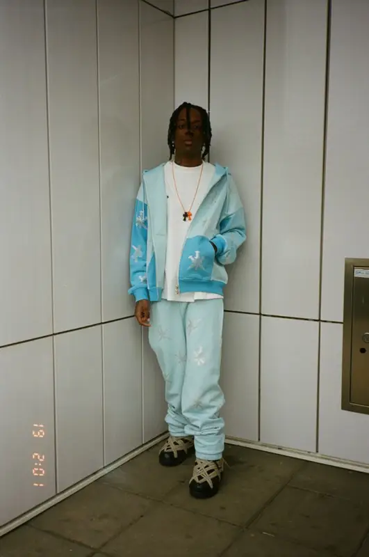 Skaiwater outfit in Unknown London , Moncler, and Rick Owens, 2022