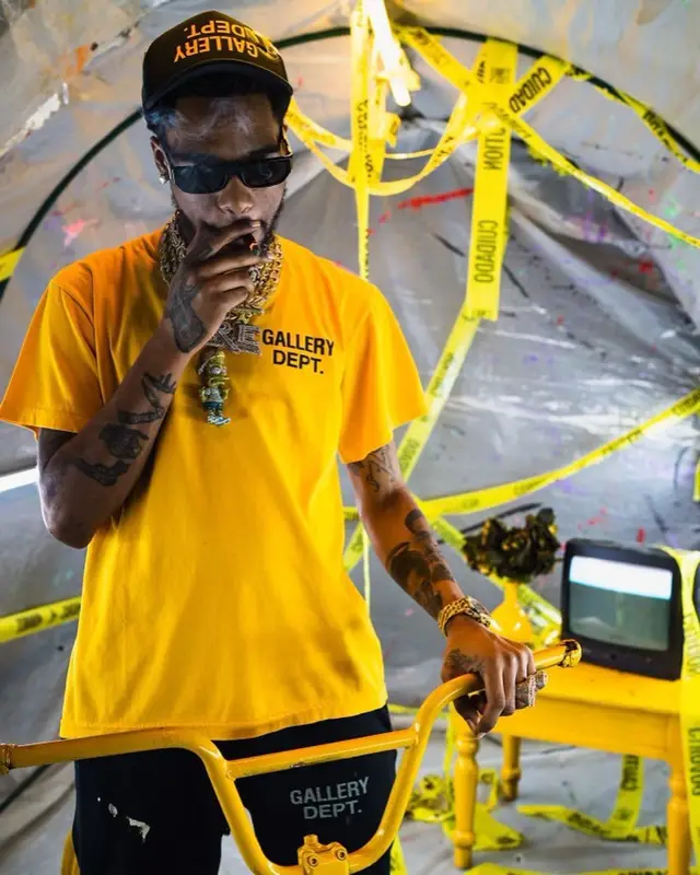 Key Glock outfit in Gallery Dept., 2022