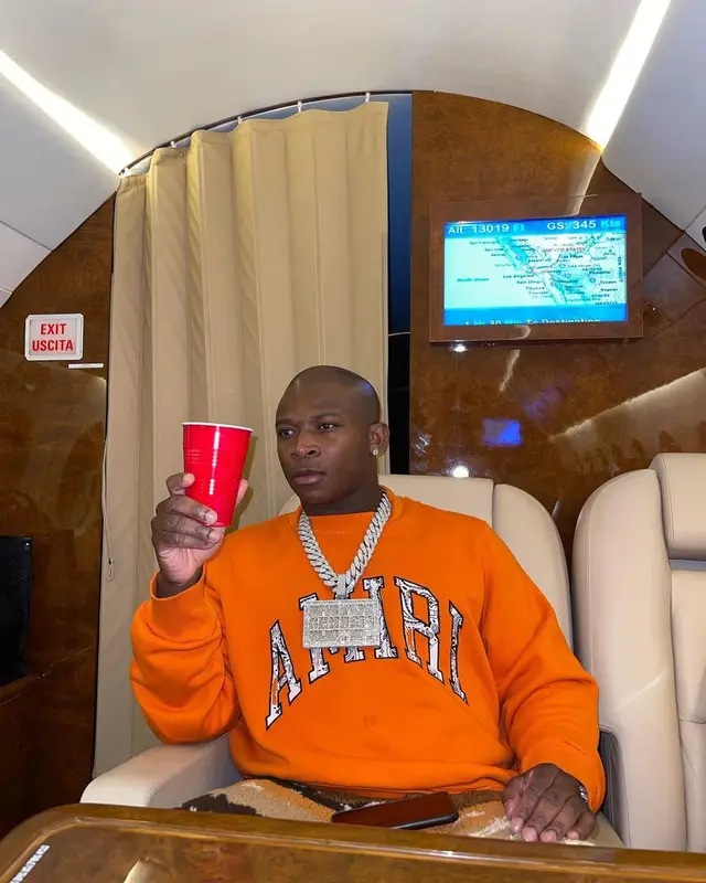 O.T. Genasis outfit in Amiri and Fendi, 2022