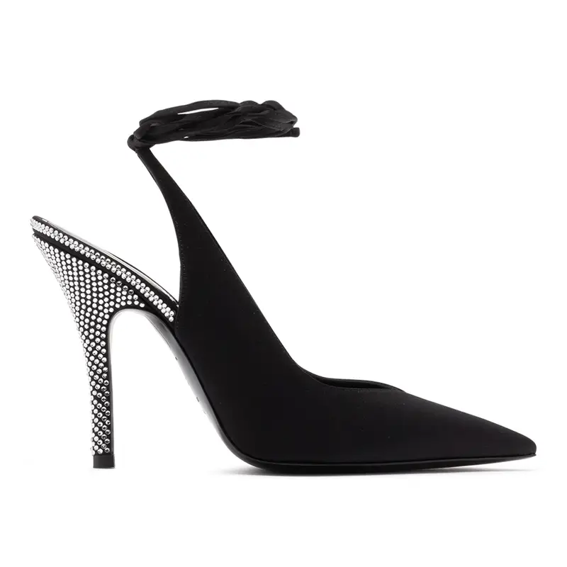 The Attico Black Venus Slingback  $930