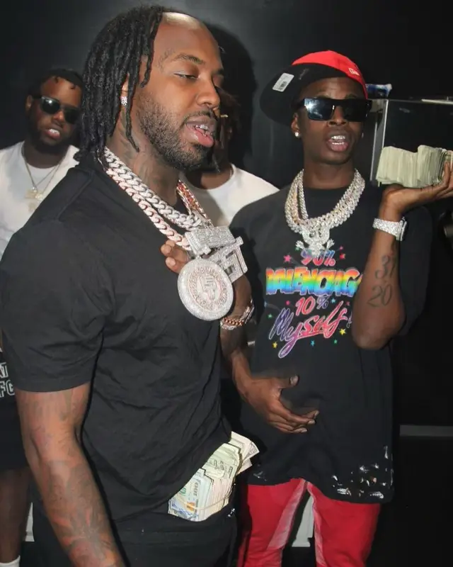 Lil Double 0 outfit in Balenciaga, Gallery Dept., and Nike, 2022