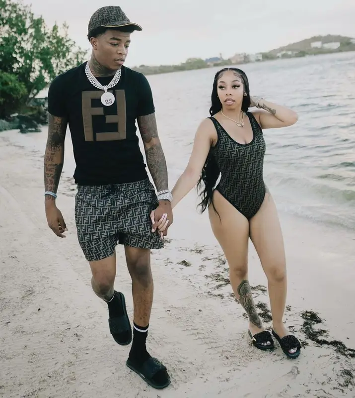 Yungeen Ace outfit in Fendi, 2022