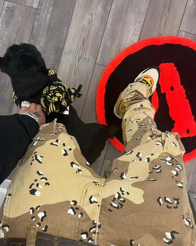 No Cap outfit in Chrome Hearts, Valabasas, and Alexander McQueen, 2022