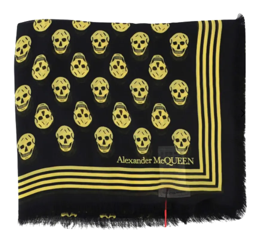 Alexander McQueen Skull Printed Scarf $209