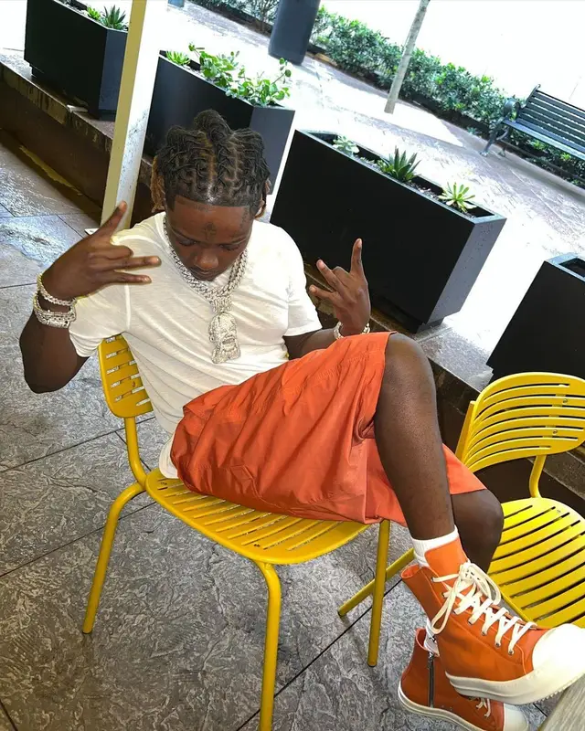 Jackboy outfit in Rick Owens, 2022