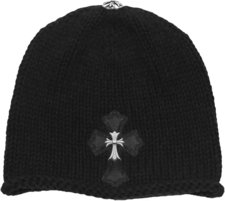 Chrome Hearts Black Double Cross Beanie What S On The Star