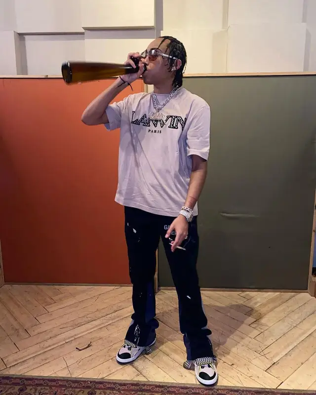 Stunna Gambino outfit in Lanvin, Gallery Dept., and Cartier, 2022
