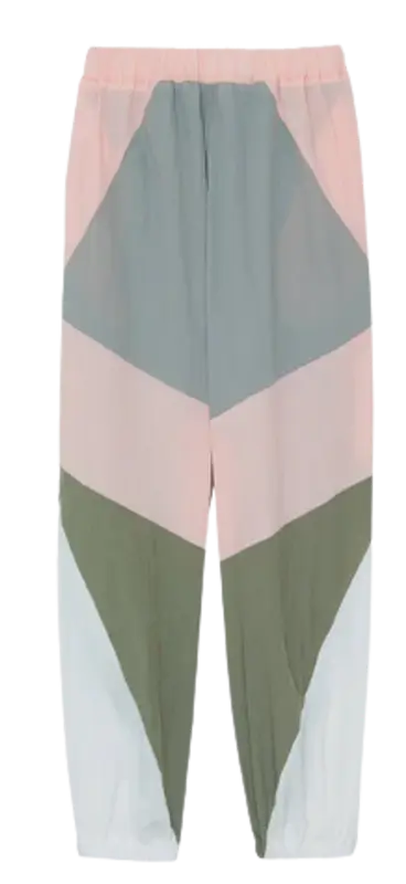 Frida Kahlo Pink Combo Cargo Jogger Pants $134