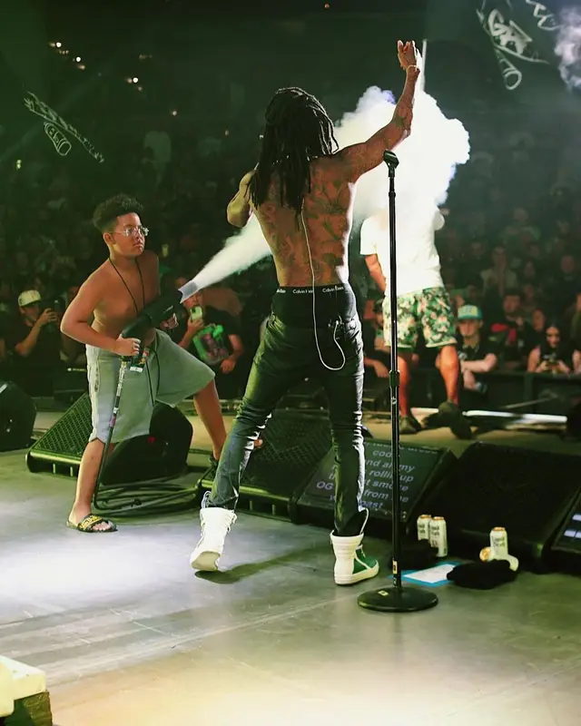 Wiz Khalifa outfit in Rick Owens and Calvin Klein, 2022