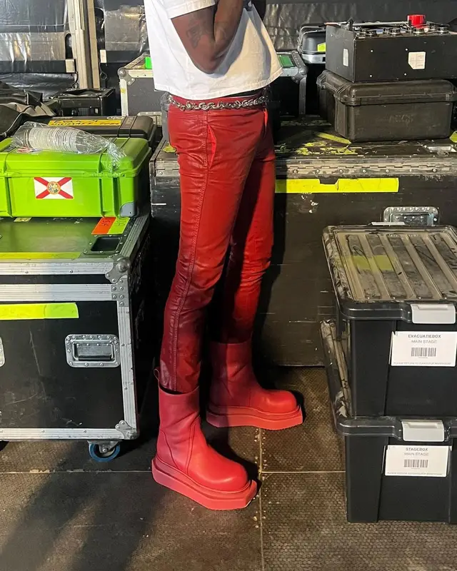 Lancey Foux outfit in Rick Owens and Givenchy, 2022