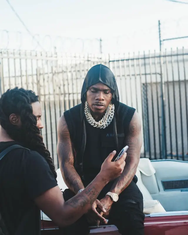 DaBaby outfit in Amiri and Lanvin, 2022