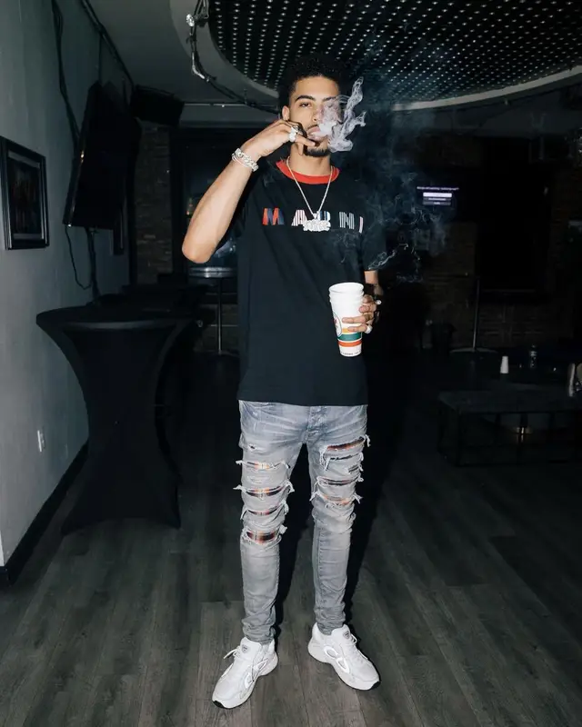 Jay Critch outfit in Marni, Amiri, and Dior, 2022