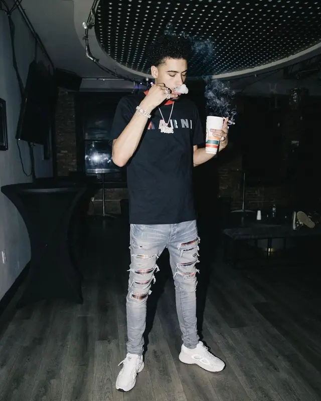 Jay Critch outfit in Marni, Amiri, and Dior, 2022