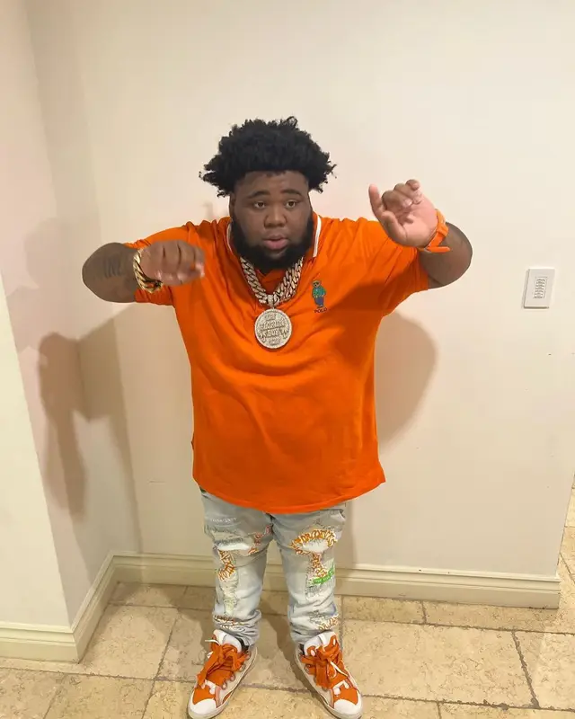 Rod Wave outfit in Polo Ralph Lauren, Gala, and Lanvin, 2022