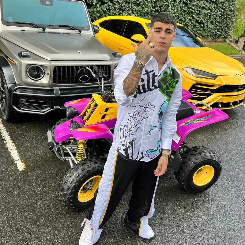 Lunay outfit in Louis Vuitton, Fendi, and Jordan, 2022