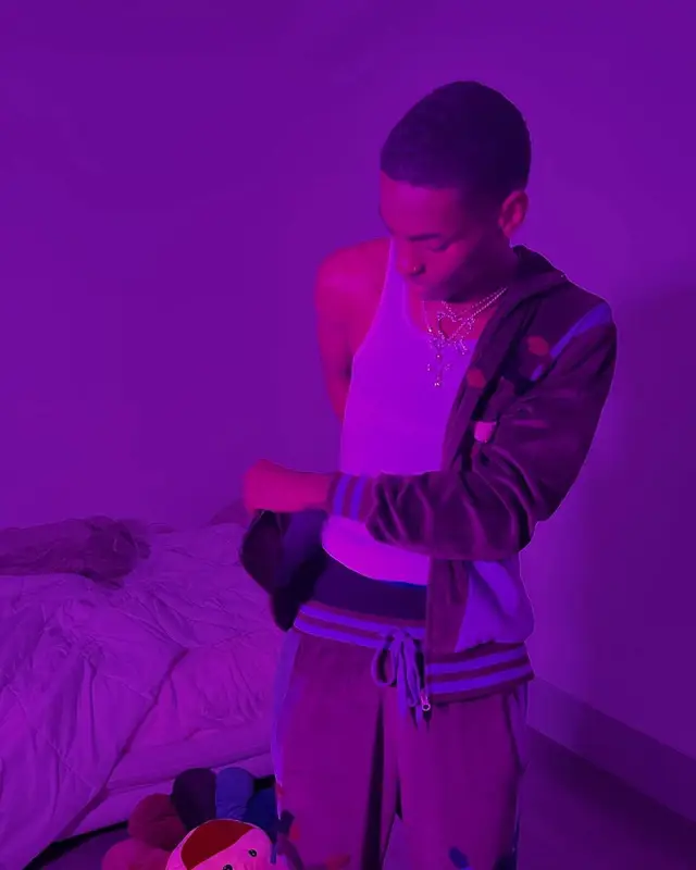 Yvngxchris outfit in KidSuper and Takashi Murakami, 2022