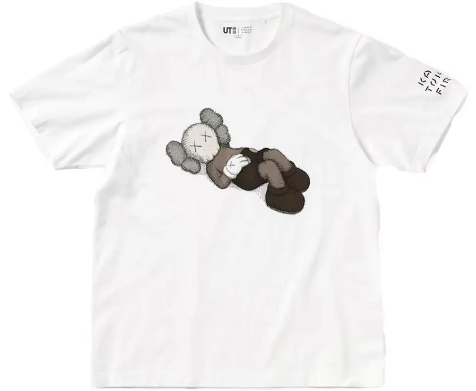   Kaws Uniqlo Tokyo First White T-Shirt $42