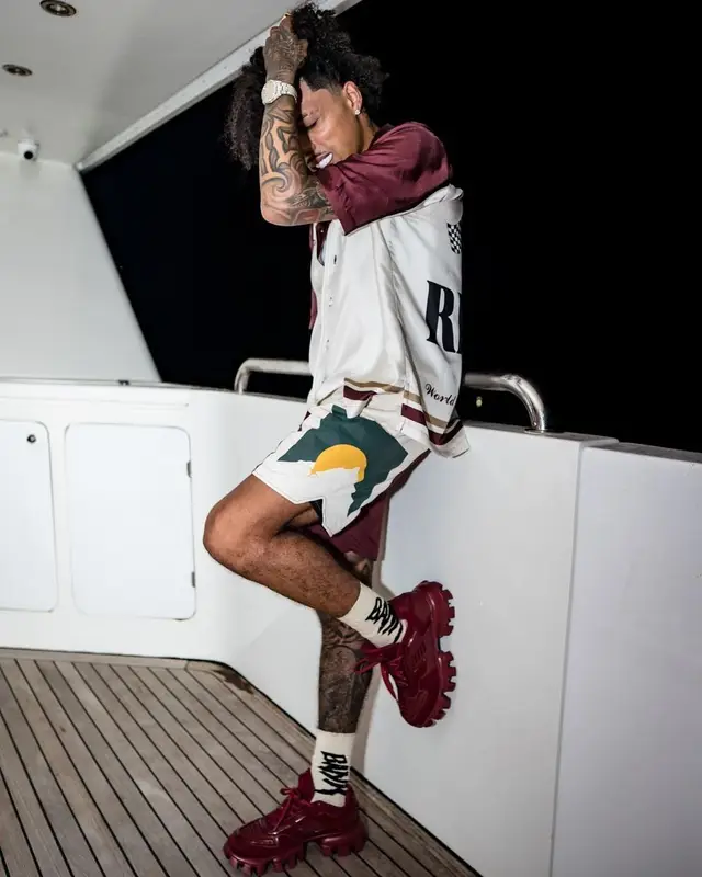 King Cid outfit in Rhude and Prada, 2022