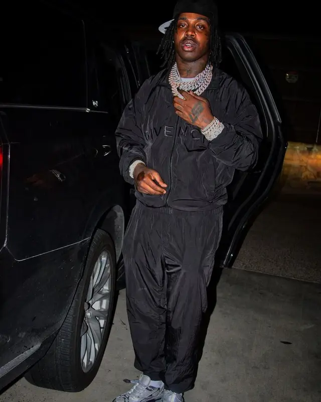 EST Gee outfit in Givenchy, 2022