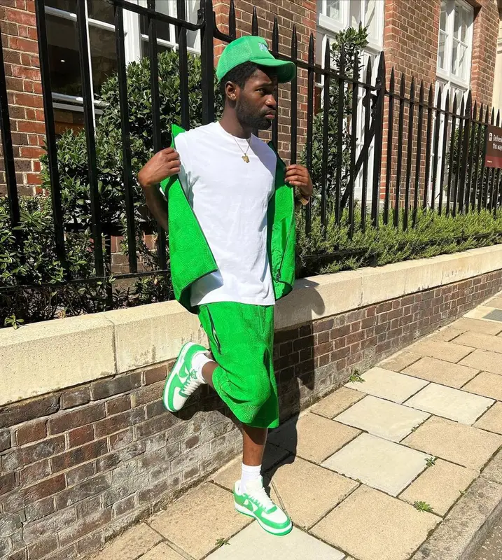 Dave outfit in Bottega Veneta and Louis Vuitton, 2022