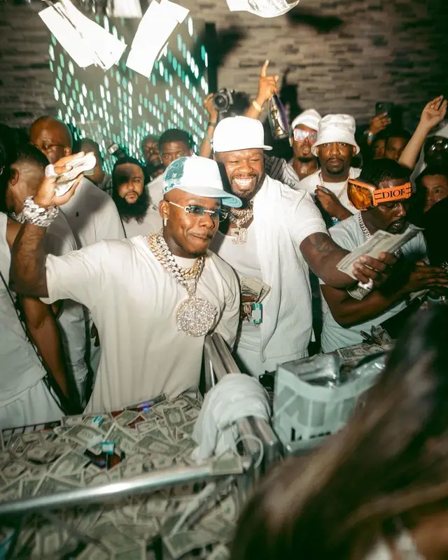 DaBaby outfit in Balenciaga and Bape, 2022