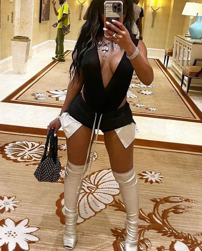 Jayda Wayda outfit in Givenchy and Rick Owens, 2022