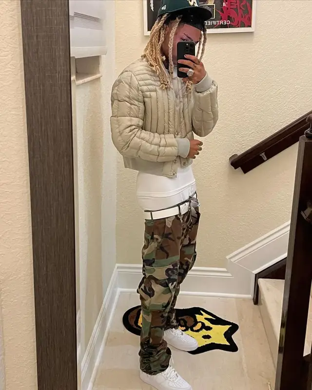 Ronny J outfit in Rick Owens, Balenciaga, and New Era, 2022