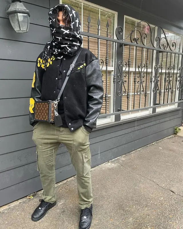 Snot outfit in Ryan Knew, Nike, and Louis Vuitton, 2022