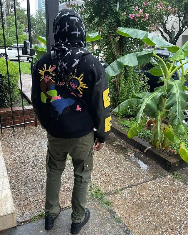 Snot outfit in Ryan Knew, Nike, and Louis Vuitton, 2022