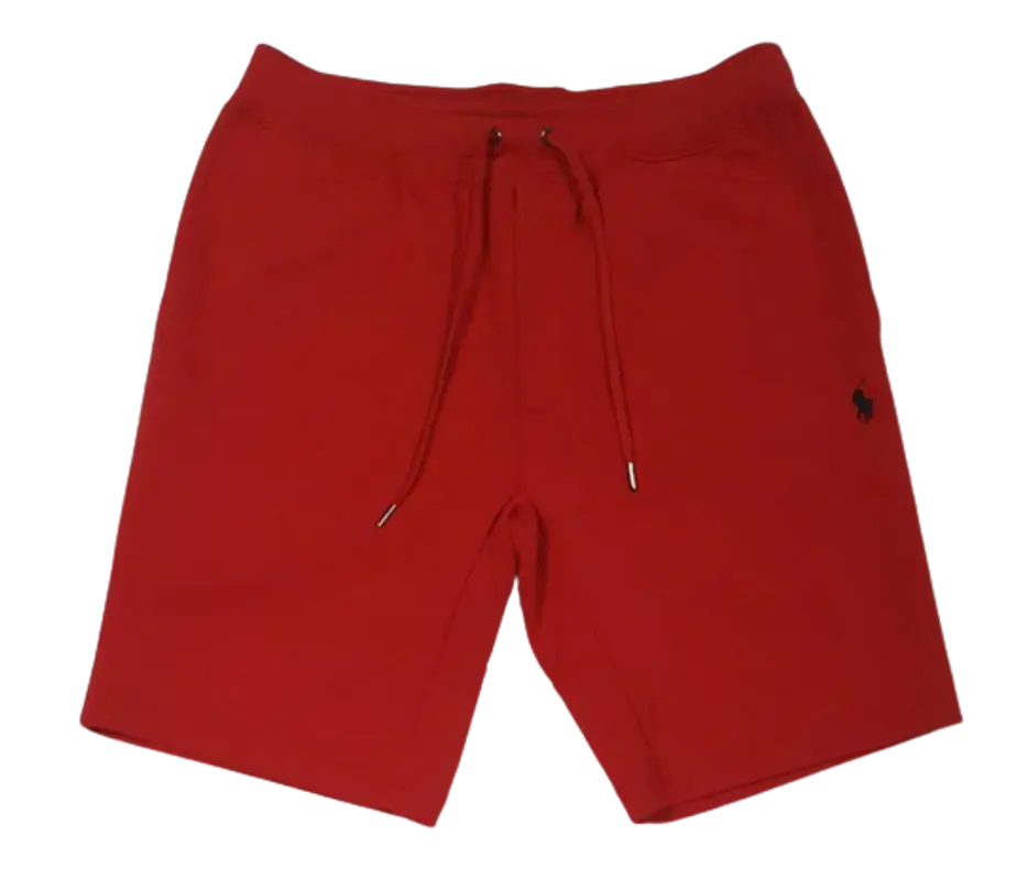 Ralph Lauren Red Double Knit Small Pony Shorts $90