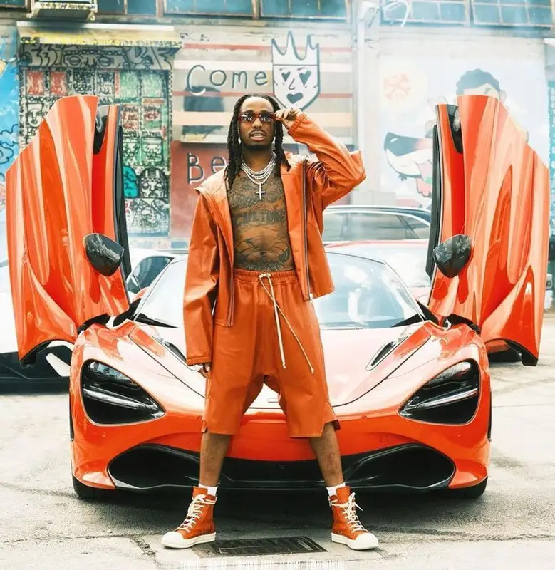Quavo outfit in Rick Owens, 2022