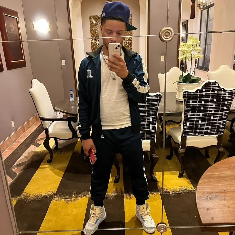 Veeze outfit in Lanvin, Jordan, and Union Los Angeles, 2022