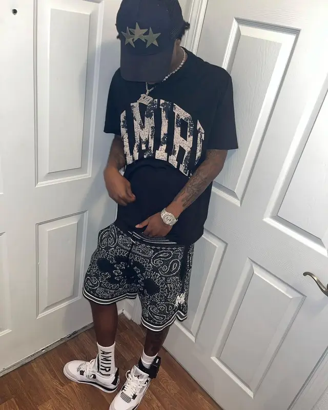 Lul Timm outfit in Jordan and Amiri, 2022
