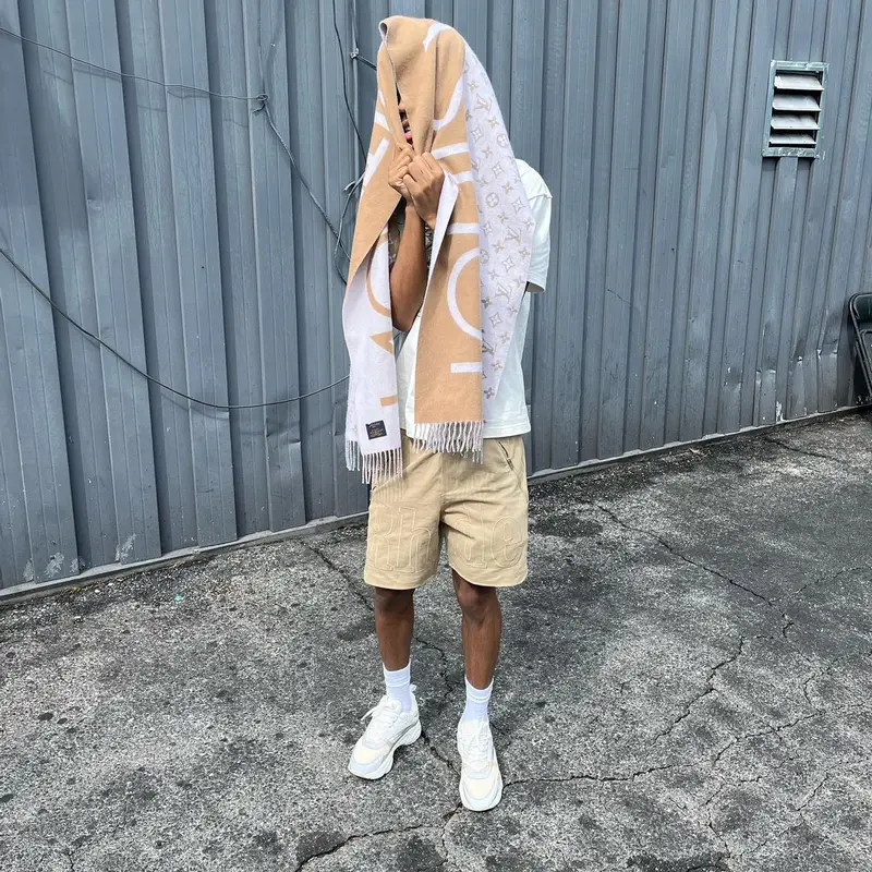 Nardo Wick outfit in Rhude, Dior, and Louis Vuitton, 2022