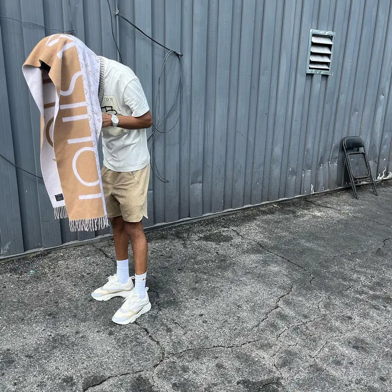 Nardo Wick outfit in Rhude, Dior, and Louis Vuitton, 2022